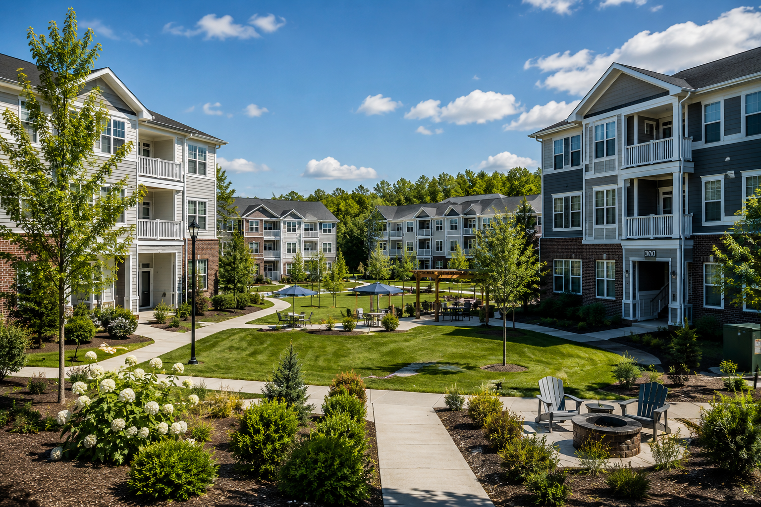 Garden style multifamily development